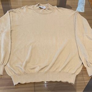 Men's Beige Made In Italy Modango Sweater Size XL